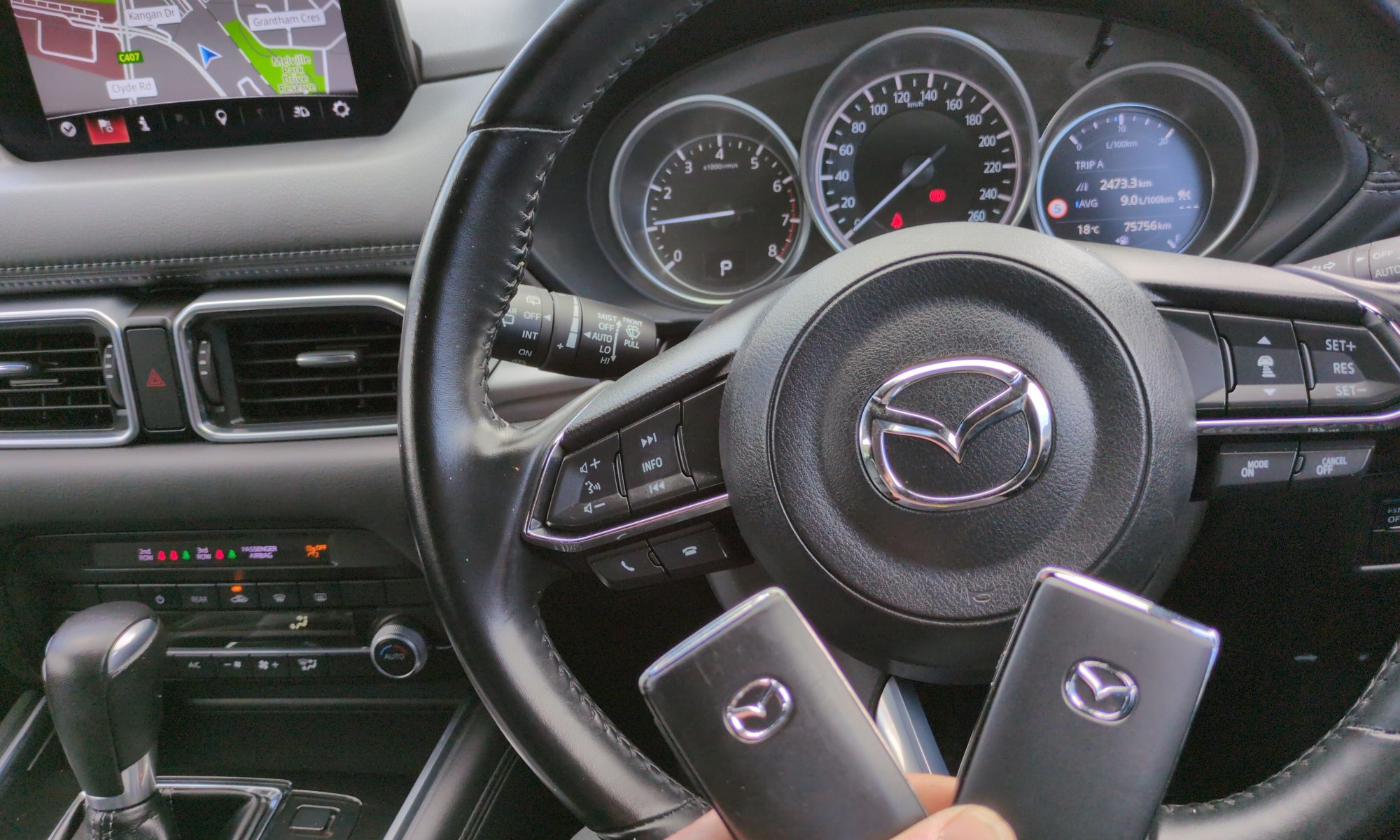 Narre Warren locksmiths providing mobile Mazda car key replacement and programming on-site in Berwick.