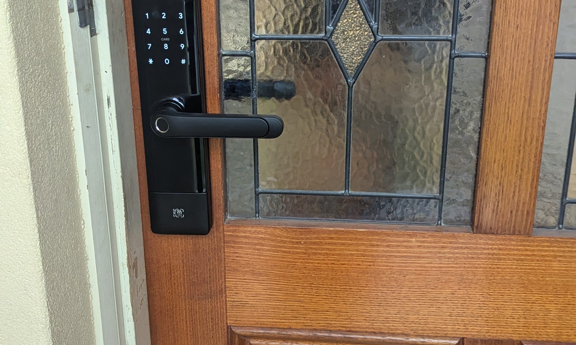 new front door digital lock installation by Narre Warren Locksmiths