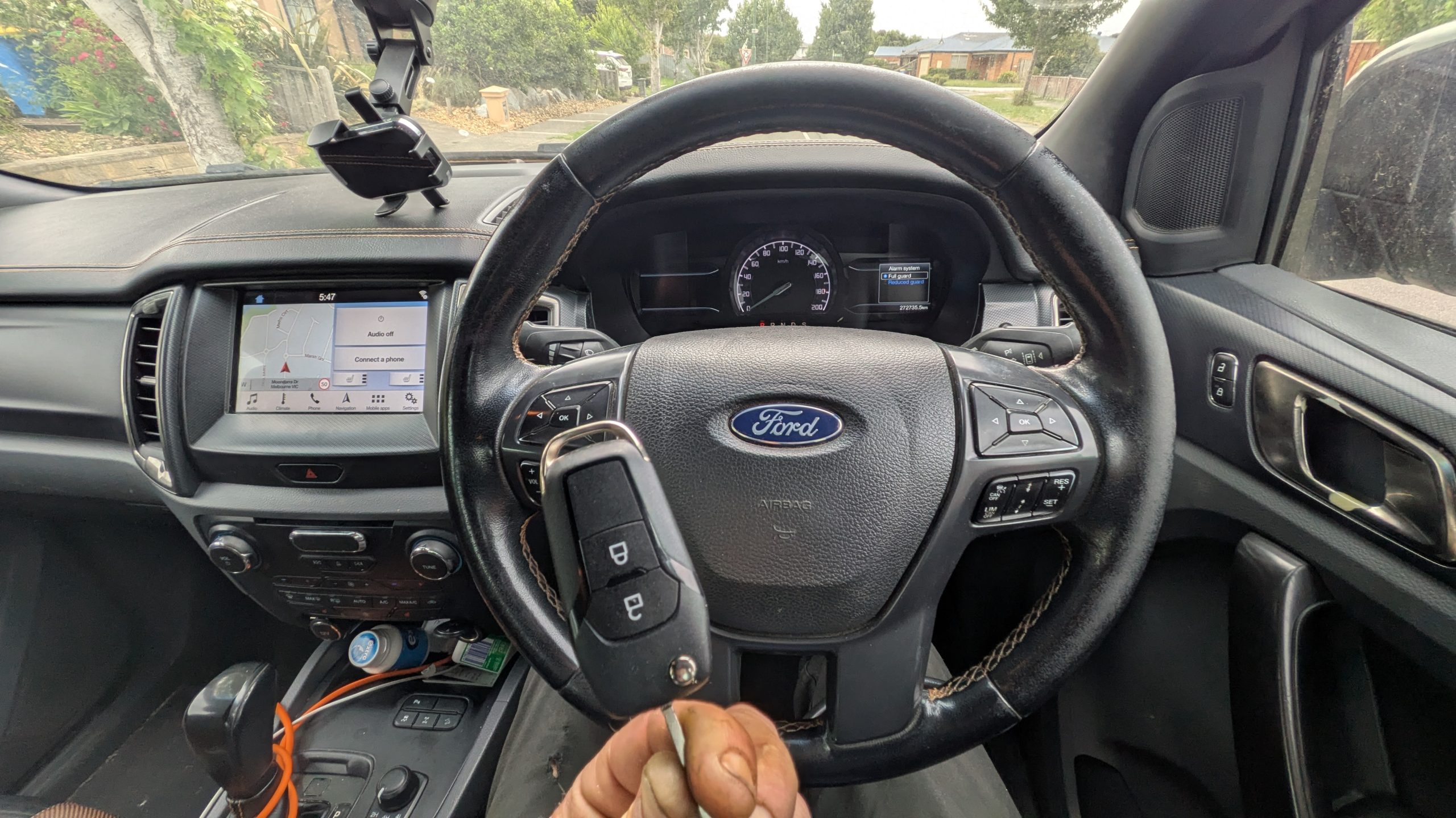 PXL_20260113_064740612 Narre Warren Locksmiths onsite making replacement Ford Ranger key.